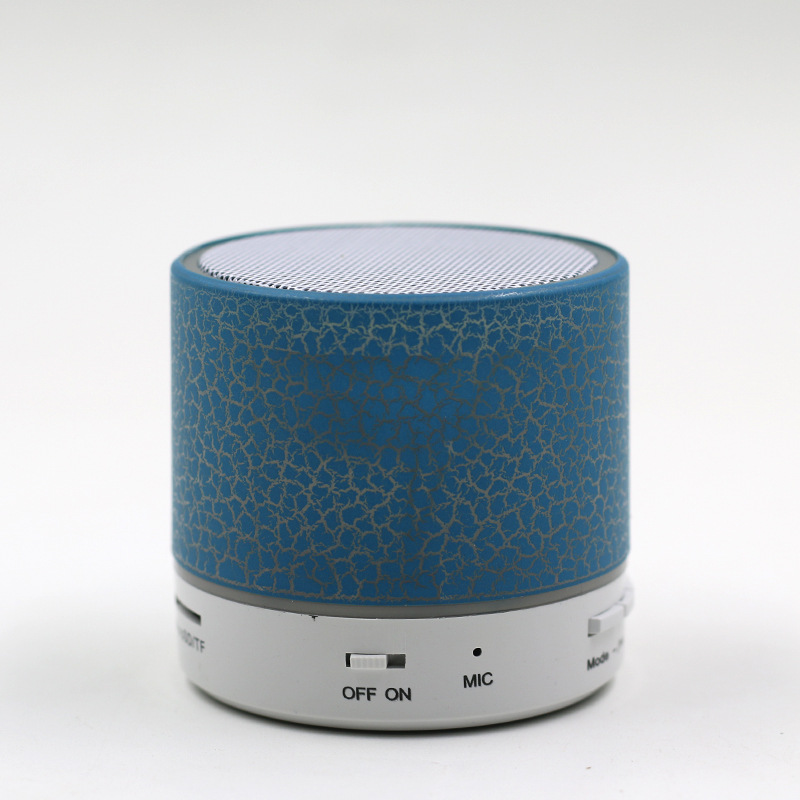 Portátil Super Bass Redondo Pequeño USB Mini altavoz inalámbrico Mini Led Light Bluetooth Speaker con Radio FM